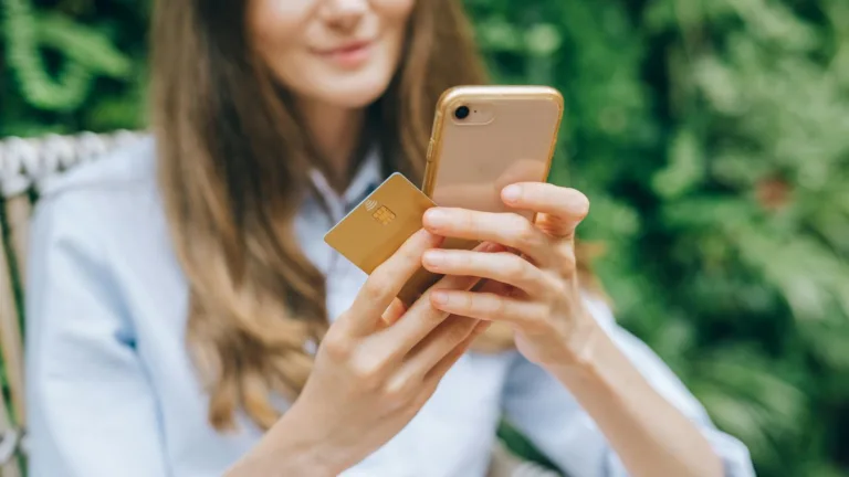 A Woman Doing Online Shopping