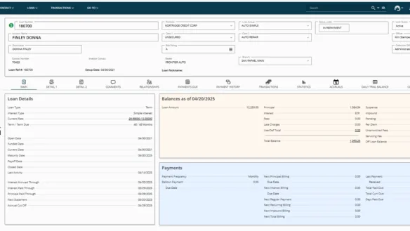 industry leading loan management software