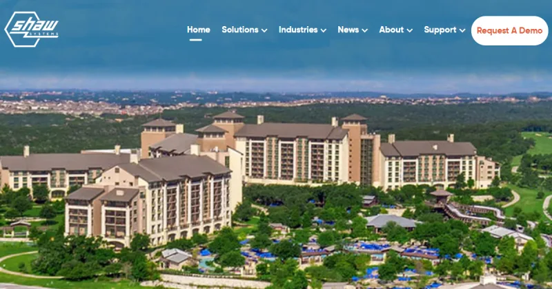 Shaw Systems enterprise loan servicing software homepage for auto and consumer lending.