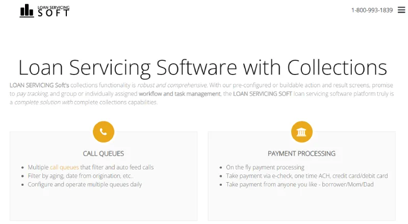 loan servicing soft collections software