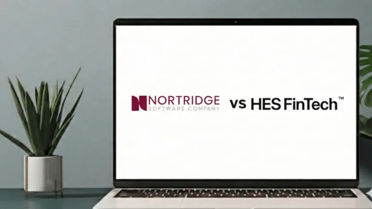 Nortridge vs HES Fintech displayed on a laptop screen