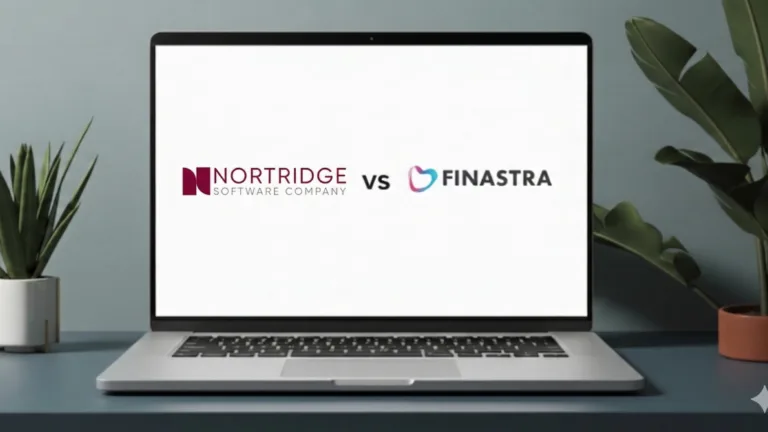 Nortridge vs. Finastra displayed on a laptop screen