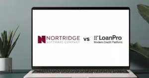 Nortridge Vs. LoanPro displayed on a laptop screen