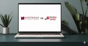 Nortridge vs. Turnkey Lender displayed on a laptop screen