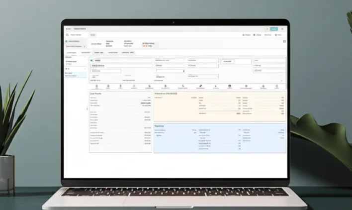 Nortridge loan management system dashboard showing borrower account details and servicing workflow interface
